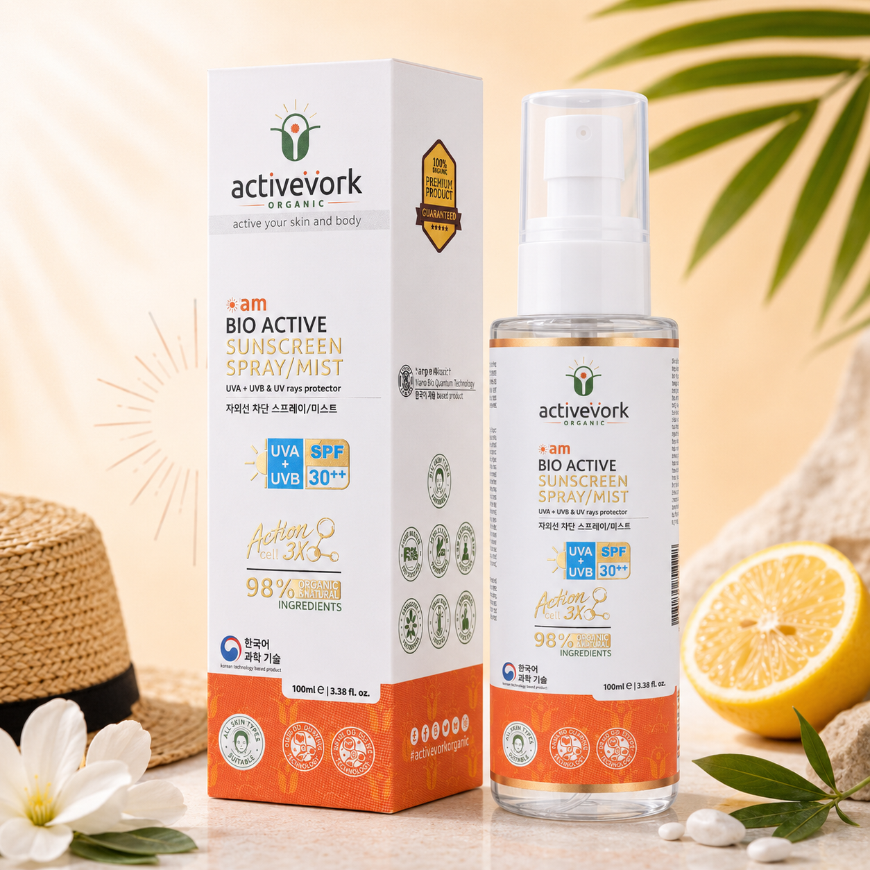 BIO ACTIVE SUNSCREEN SPRAY/MIST